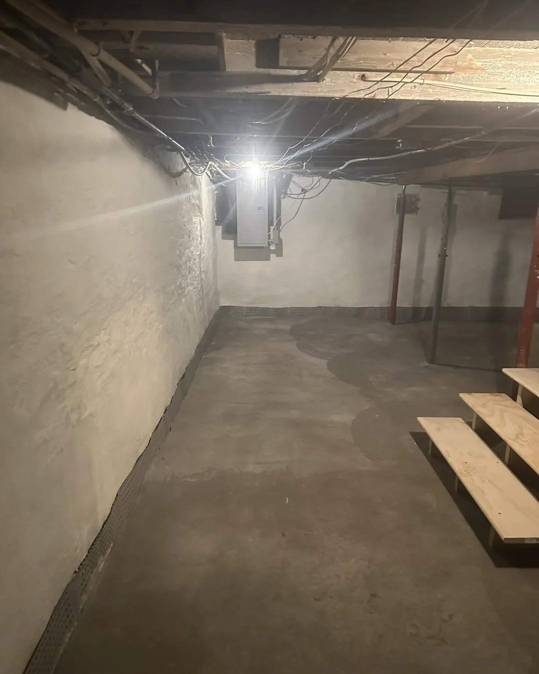 New basement floor  #basement #concrete #waterproofing #digout #wall