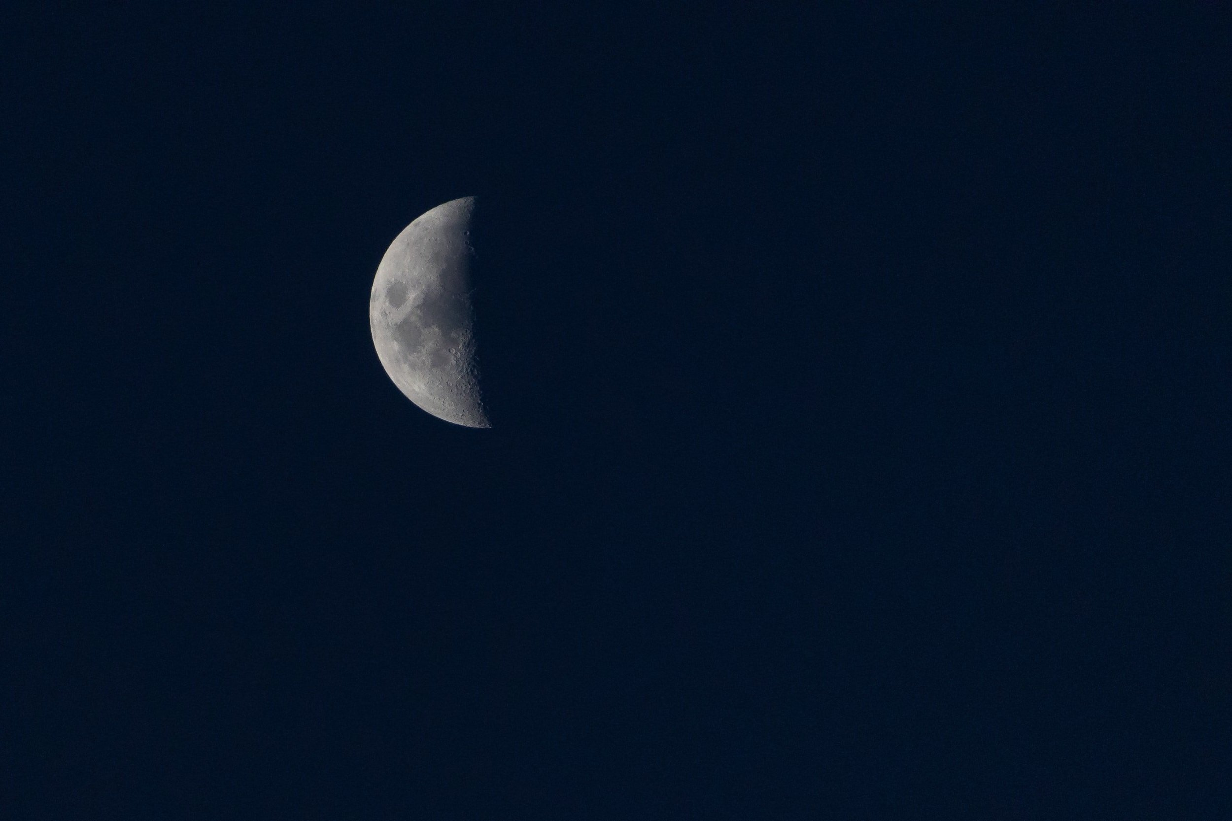 Last Quarter Phase Moon