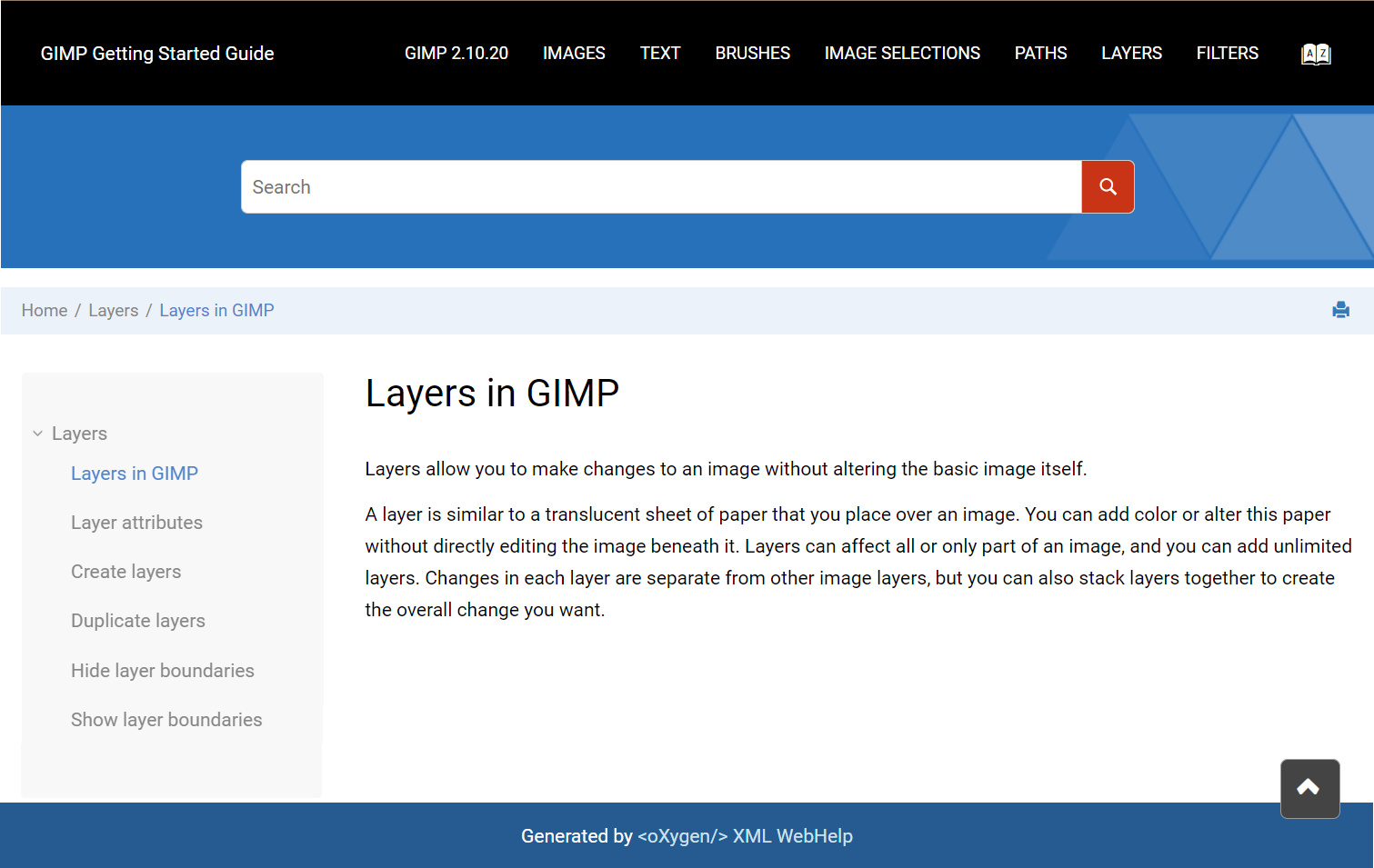 Layers in GIMP