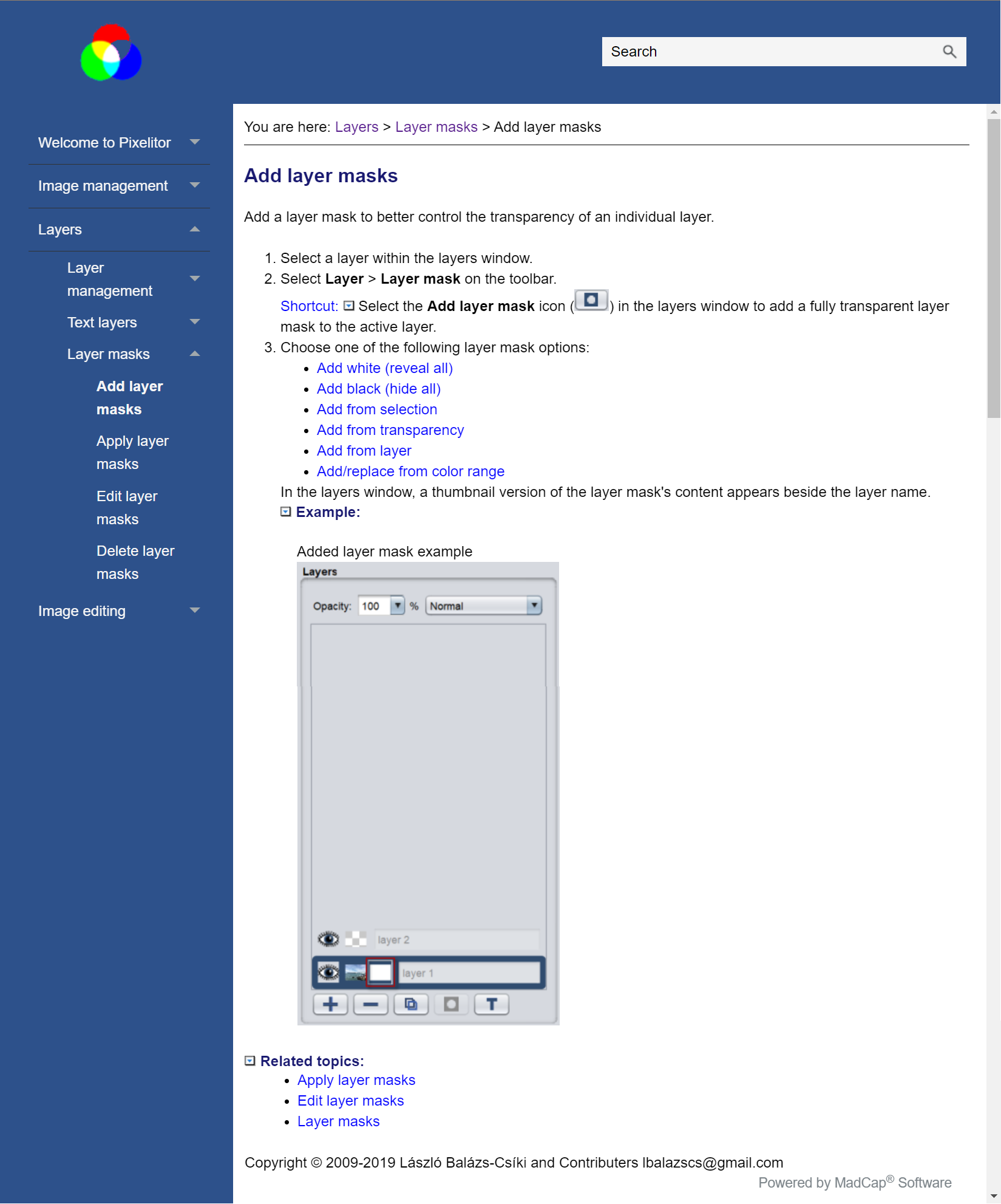 Add layer masks