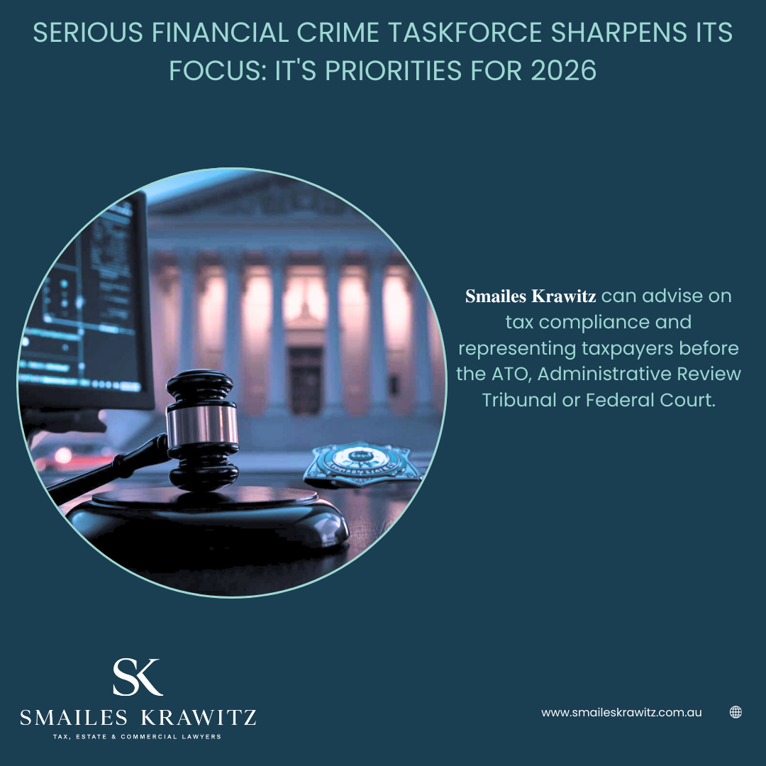 SERIOUS FINANCIAL CRIME TASKFORCE SHARPENS ITS FOCUS: IT'S PRIORITIES FOR 2026
