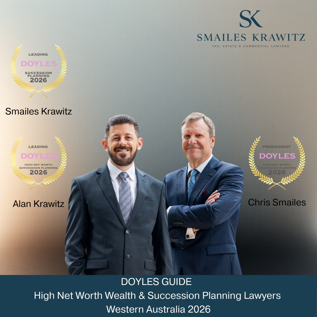 SMAILES KRAWITZ RECOGNISED AS LEADING HIGH NET WORTH WEALTH &amp; SUCCESSION PLANNING LAWYERS - DOYLE’S GUIDE 2026