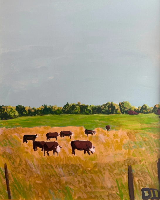 SOLD • "TEXAS DRIVE BY"
48"X36"
ACRYLIC ON CANVAS
$1000