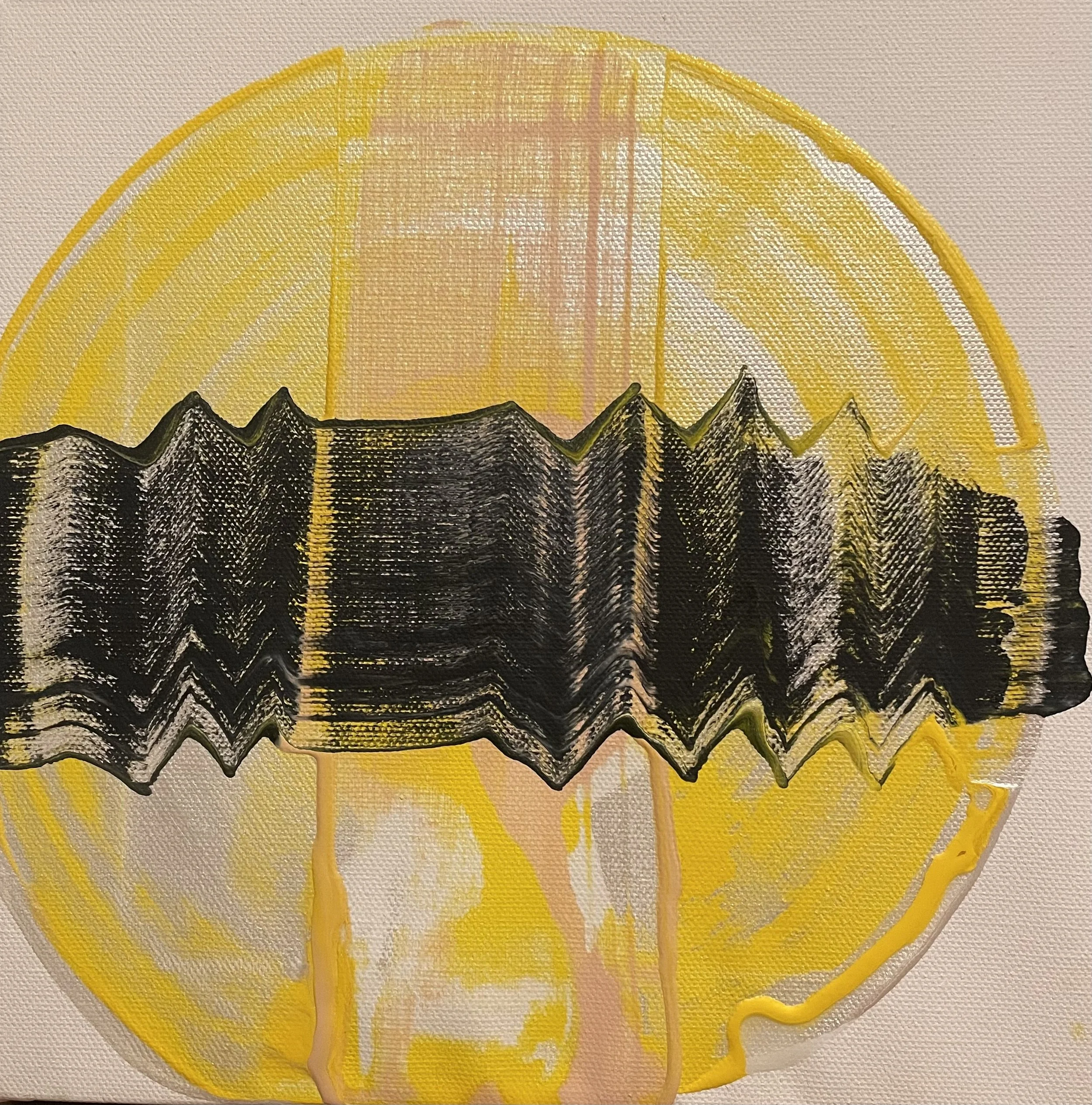 gregg emery Grief, part 3 ,Acrylic on canvas	10”x10” $ 500.00 