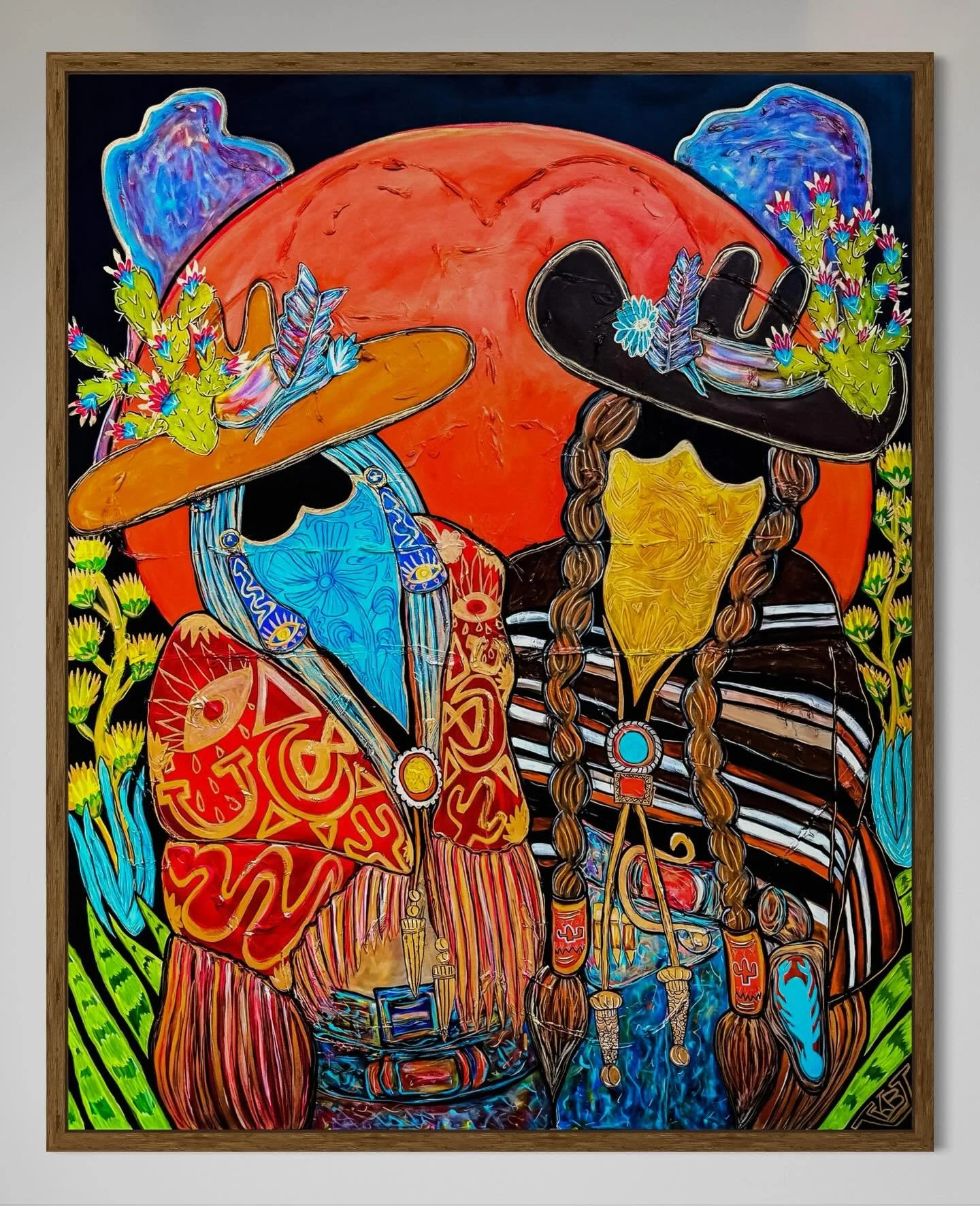 THIS BEAUTY RIGHT HERE😍
&ldquo;Bandits of the Burning Sky&rdquo; by Kate Barton (@warpaintkate)
71&rdquo;x57&rdquo;
Acrylic on Canvas 
$1200

Come see it for closing weekend!
Friday 7-9pm
Sat + Sun 11am-3pm