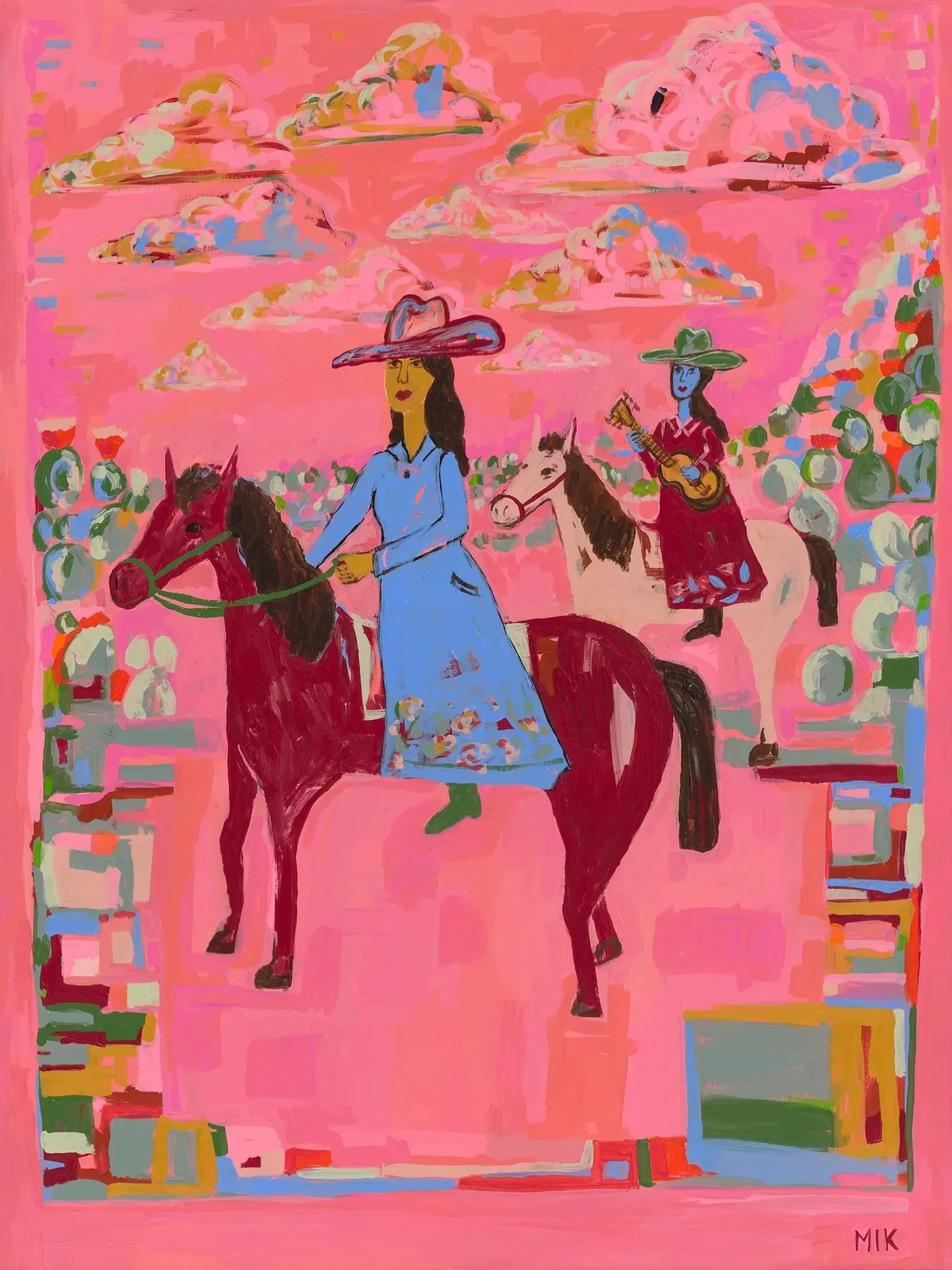 &ldquo;Here Come the Girls&rdquo; by Mikki Itzigsohn
Prints available online and in the gallery!

Nightshade is open all weekend during @texaswomensongwritersfestival 💕
Sat + Sun
11a-4p