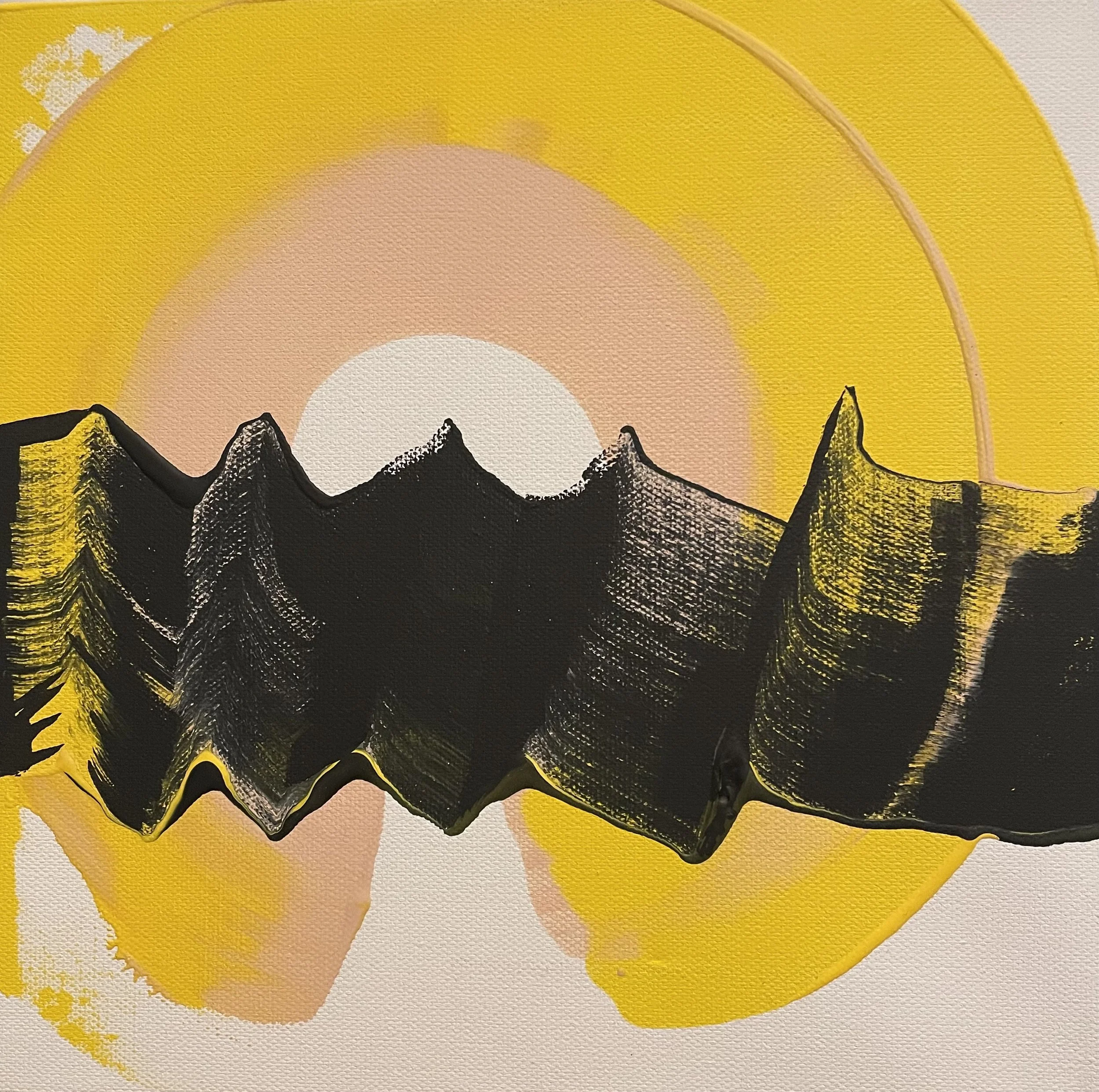 gregg emery Grief, part 2 ,Acrylic on canvas	10”x10” $ 500.00 