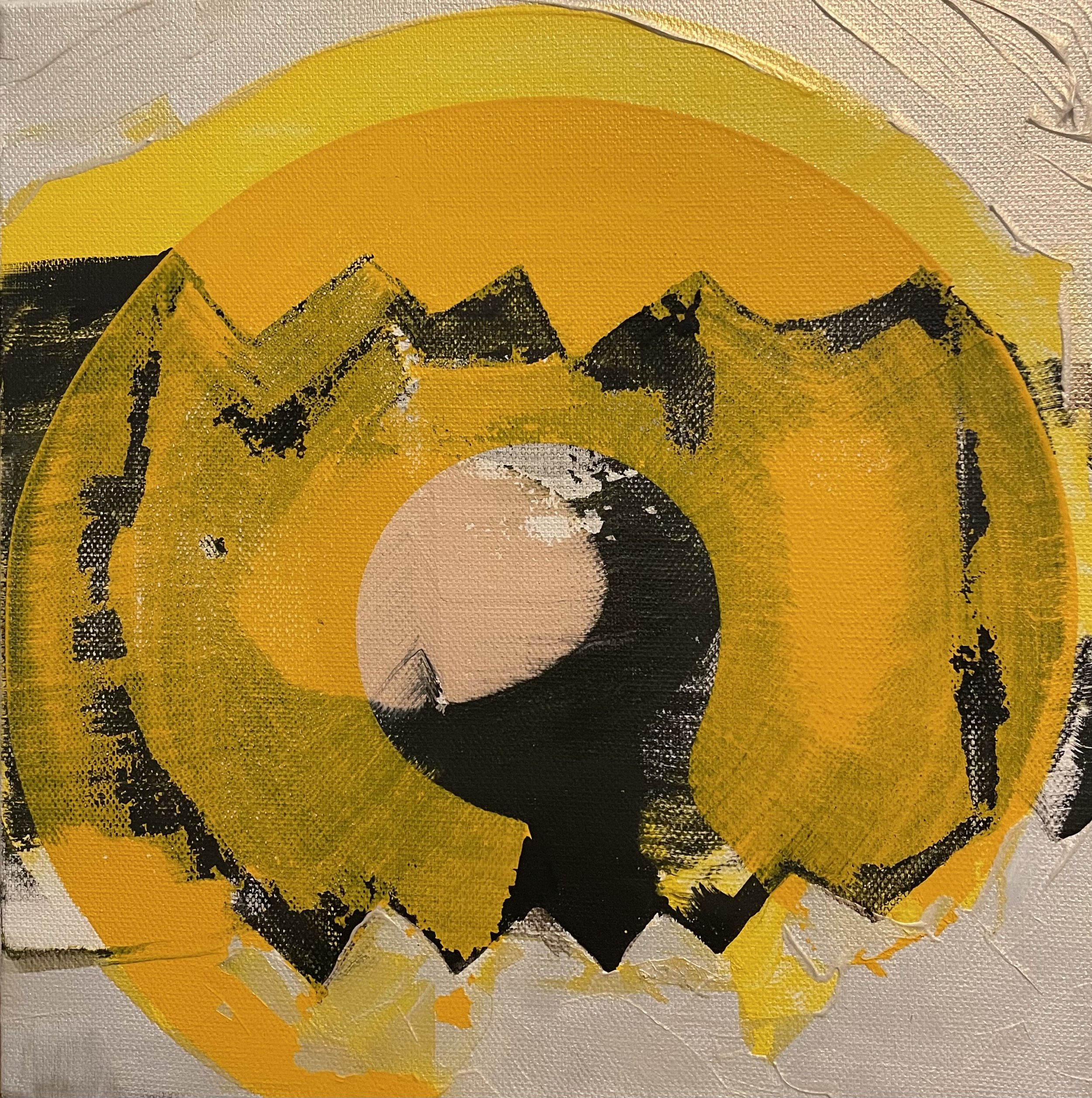 gregg emery, Grief, part 4, Acrylic on canvas,	10”x10”	$ 500.00 
