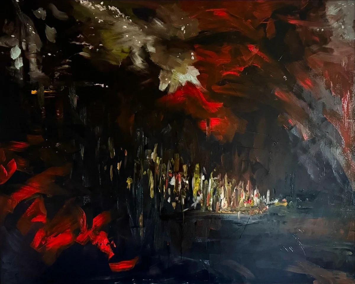"ANCIENT OCEAN"
OIL ON CANVAS
48"X60"