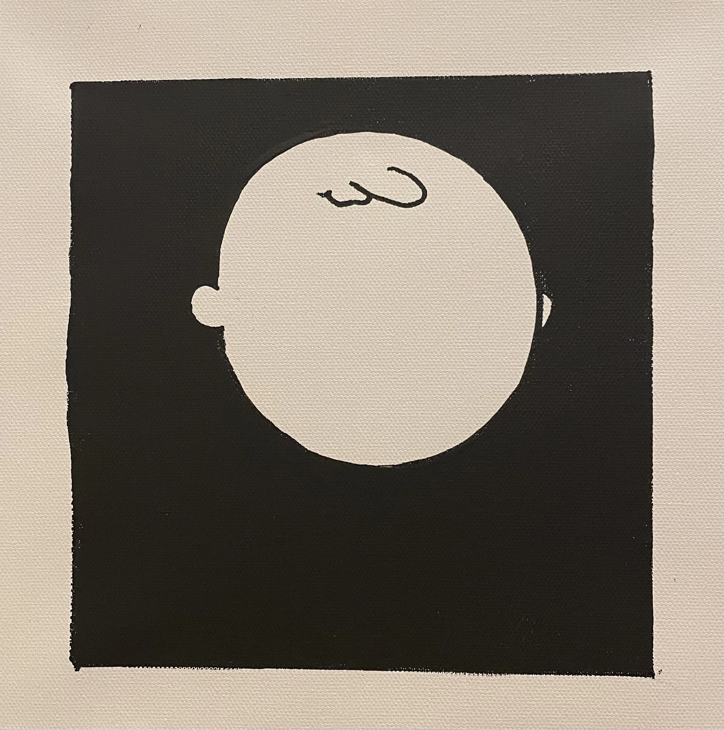 gregg emery, Grief, part 1, Acrylic on canvas,	10”x10”	 $ 500.00 
