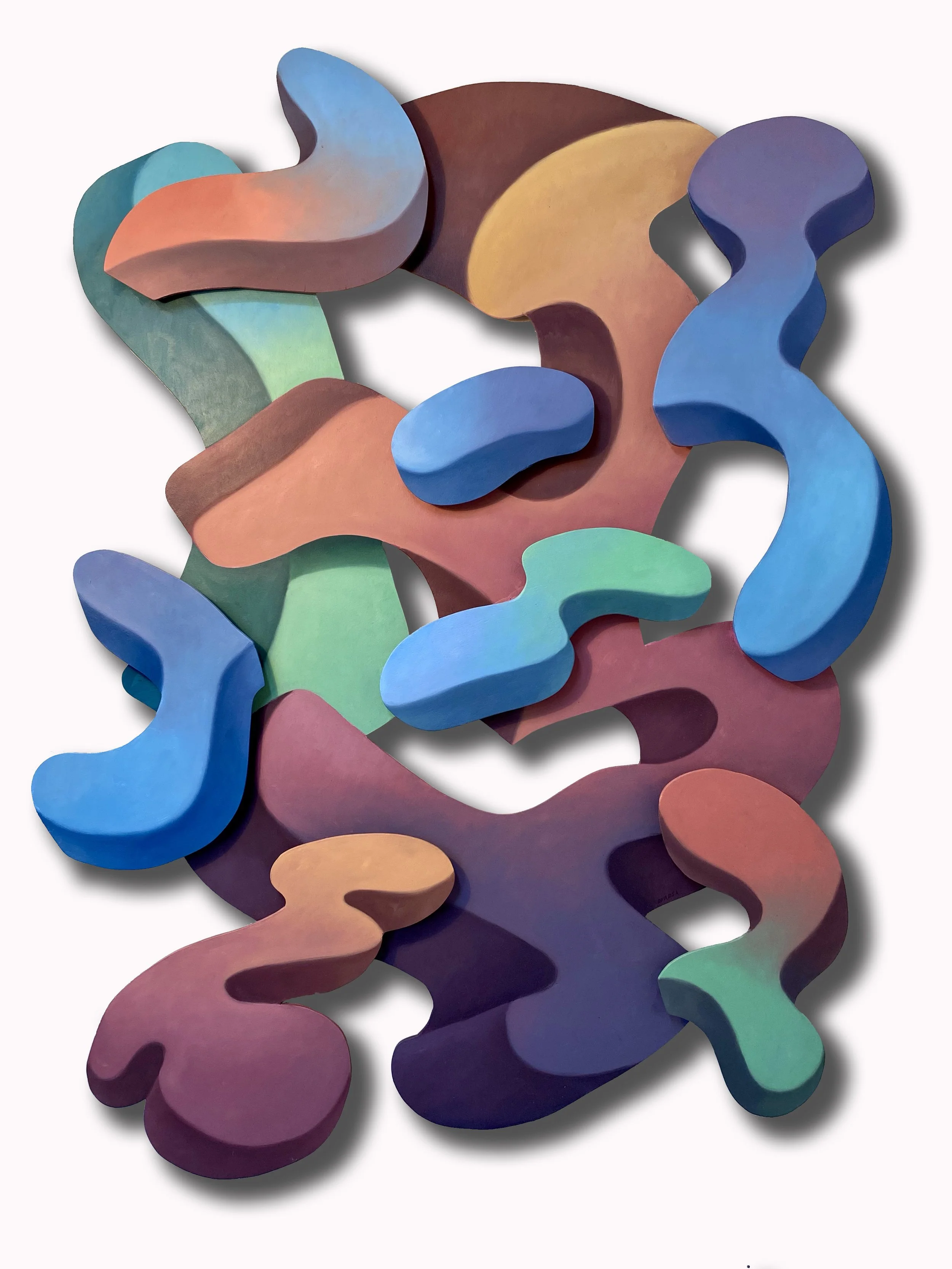 Dawn • Oil on Wood Panel • 54"x49"x3"