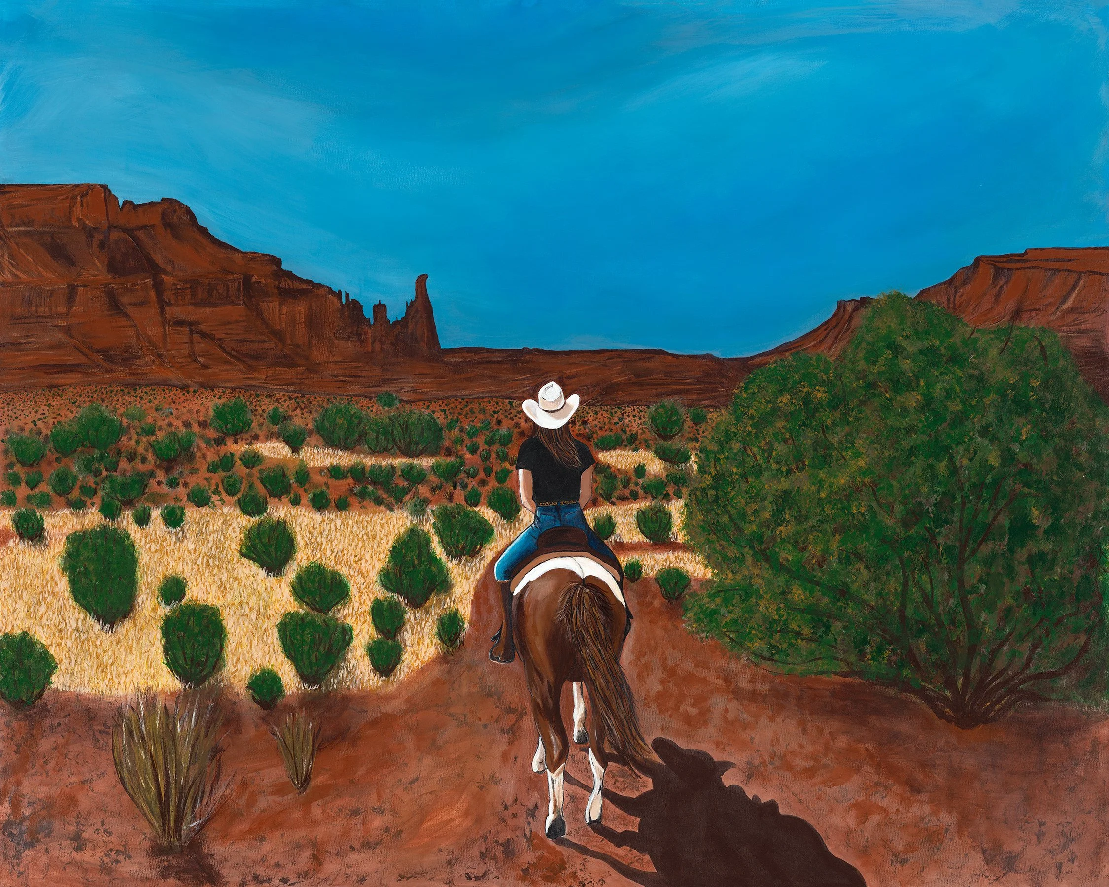 souvenir d'elle "Boss Mare" 
15" x 17.25" - $250.00
