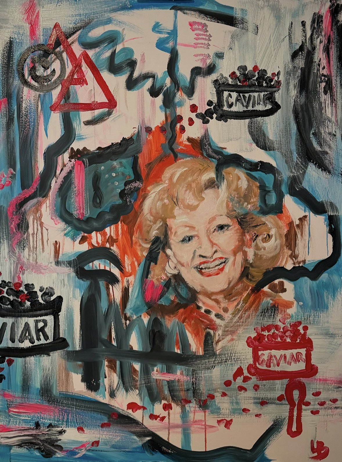 "BETTY"
40"X30"
OIL & ACRYLIC ON CANVAS • $1500