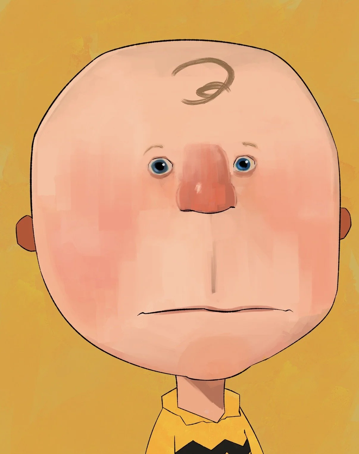 JTA, Charlie Giclee print (digitally drawn) - Framed, 11"x14" $ 55.00 