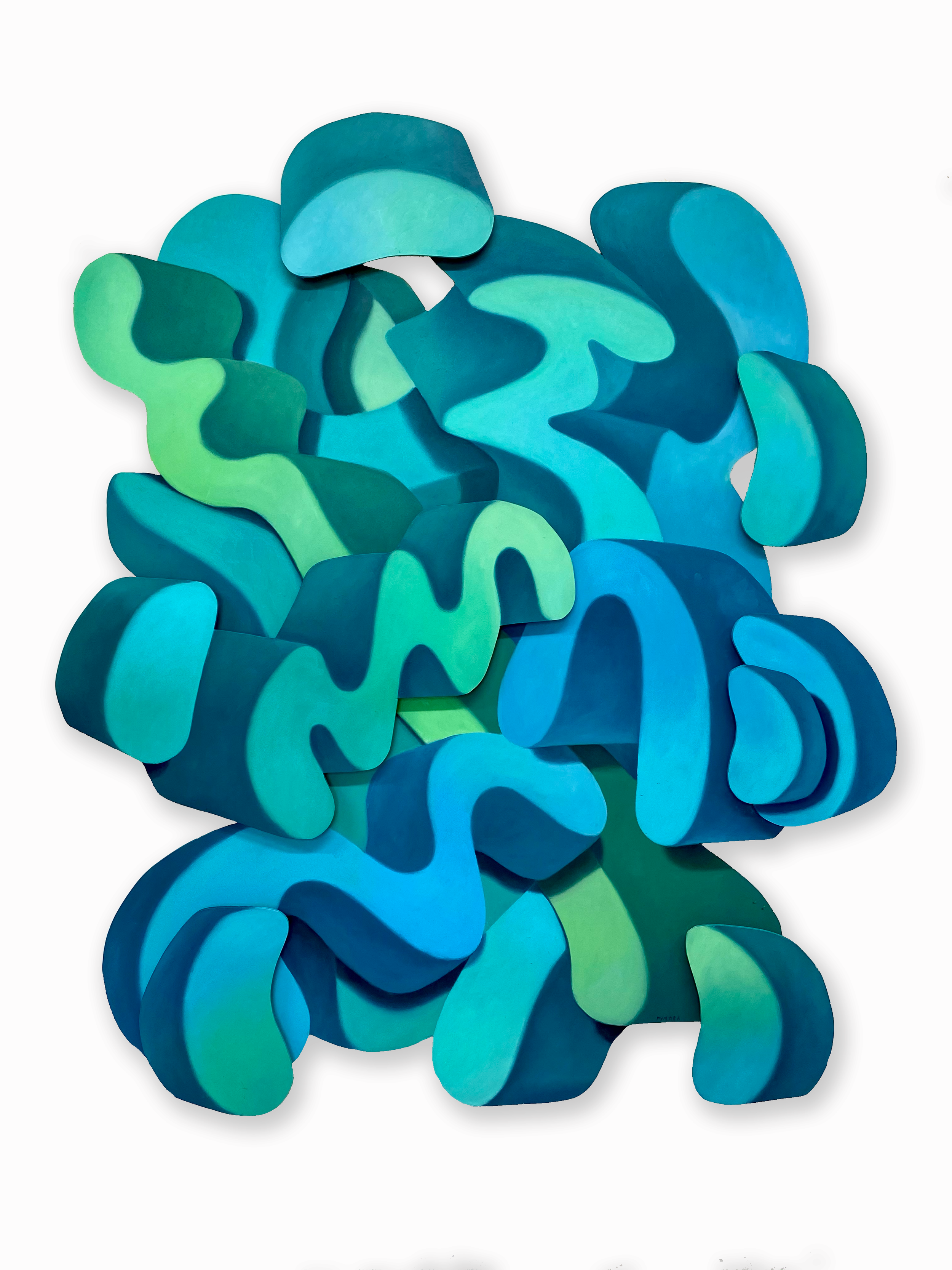 Cordelia • Oil on Wood Panel • 62"x52"x3"