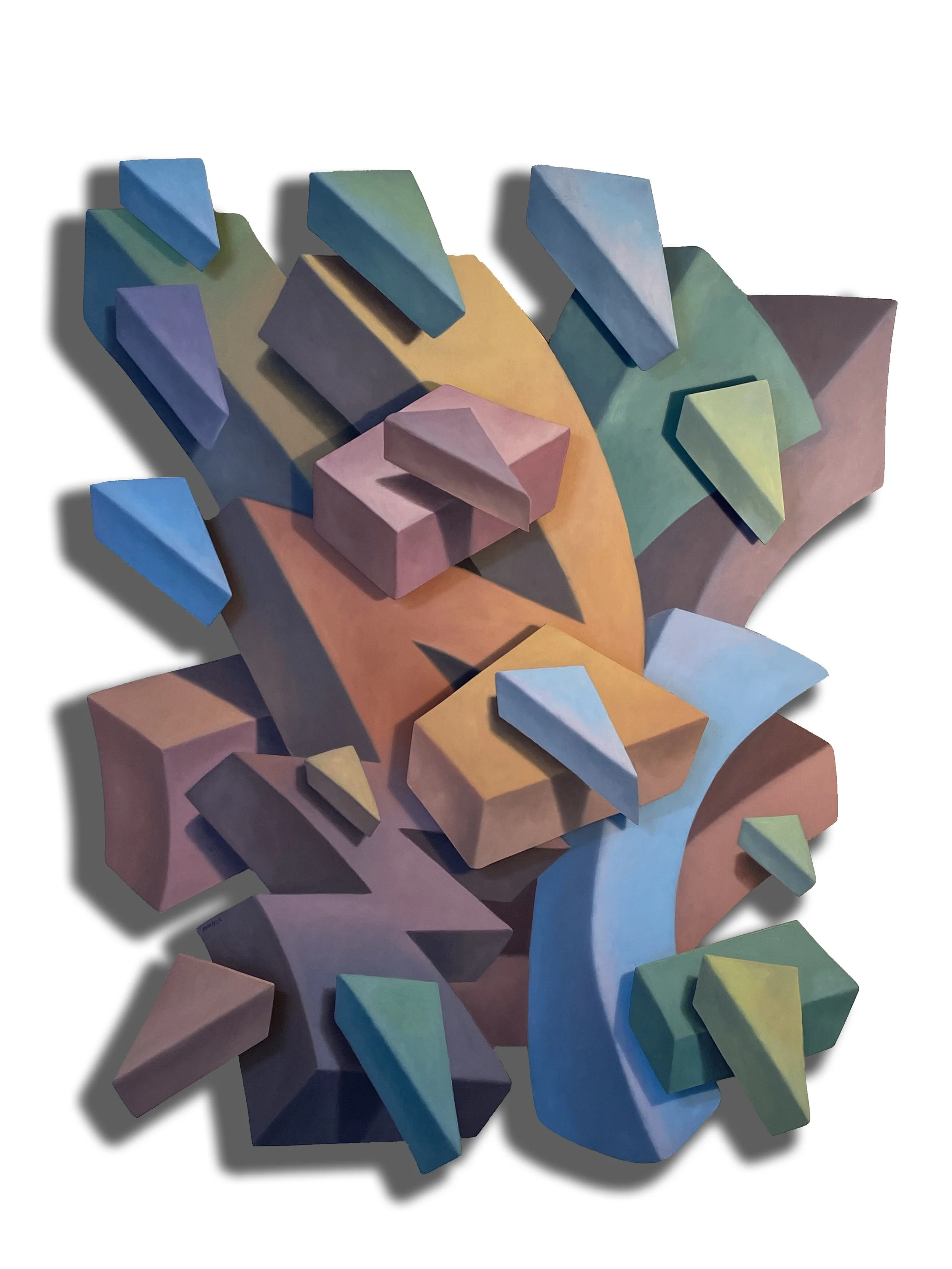 Despiona • Oil on Wood Panel • 60"x48"x3"