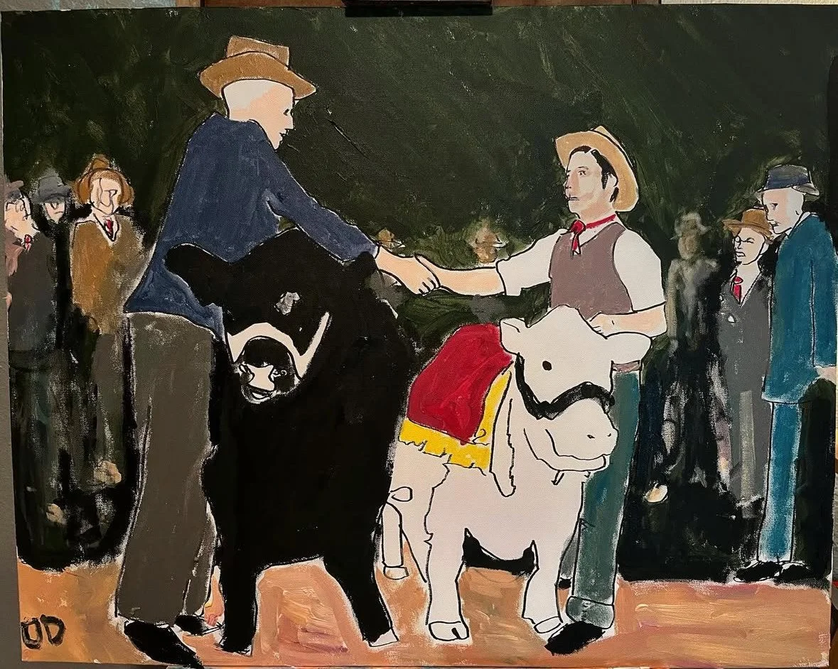 "PRIZE WINNER"
24"X30"
ACRYLIC ON CANVAS
$800