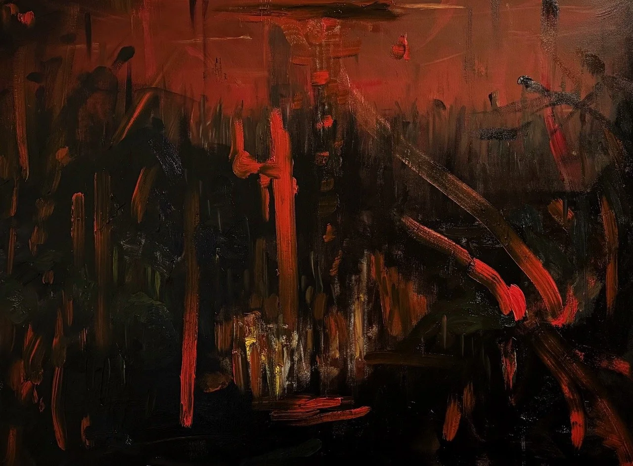 "WHERE THE GIANTS GO"
OIL ON CANVAS
30"X40"