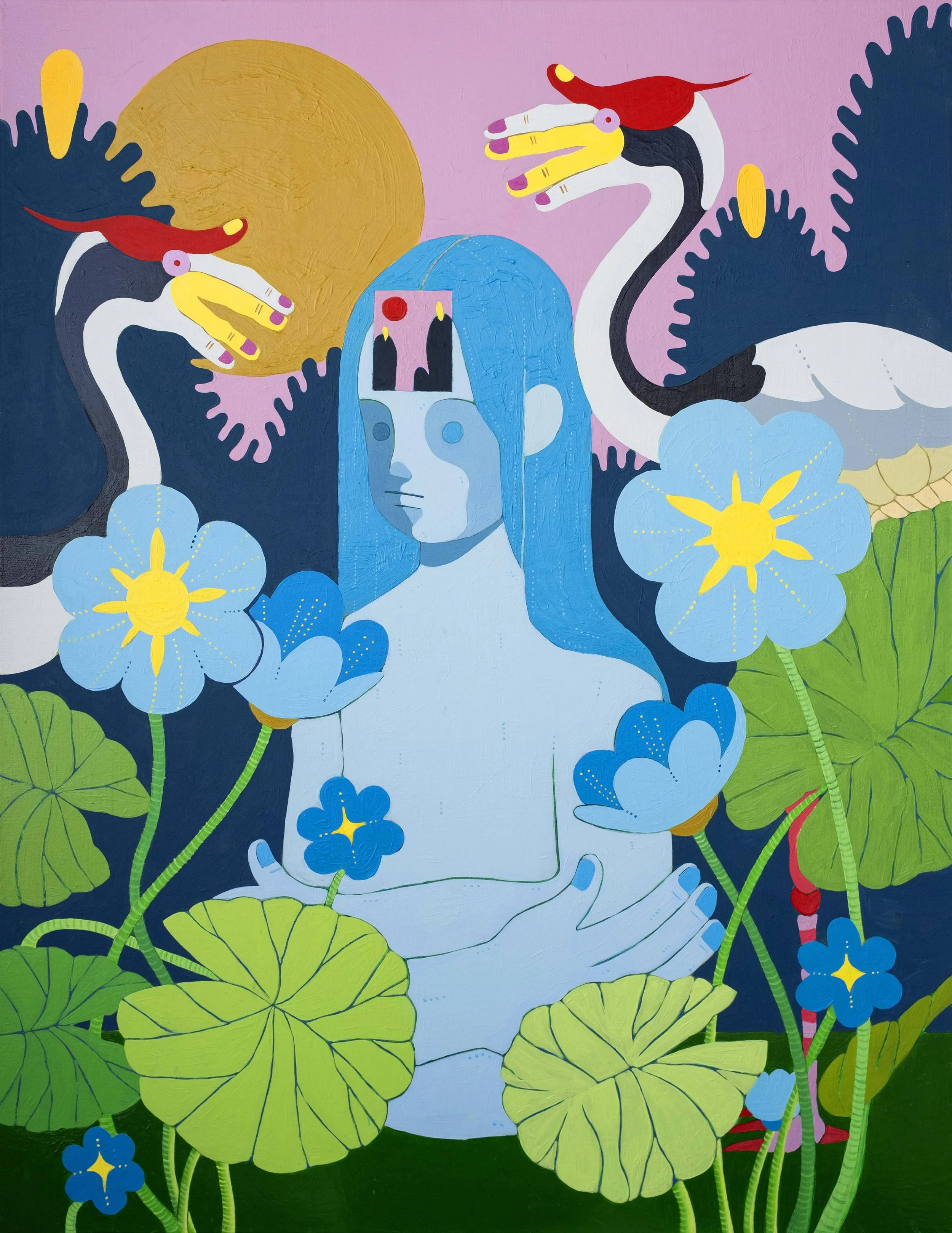 Iris Kwon (Child Appetite) "Flower Girl" - 28"x22" - $1600