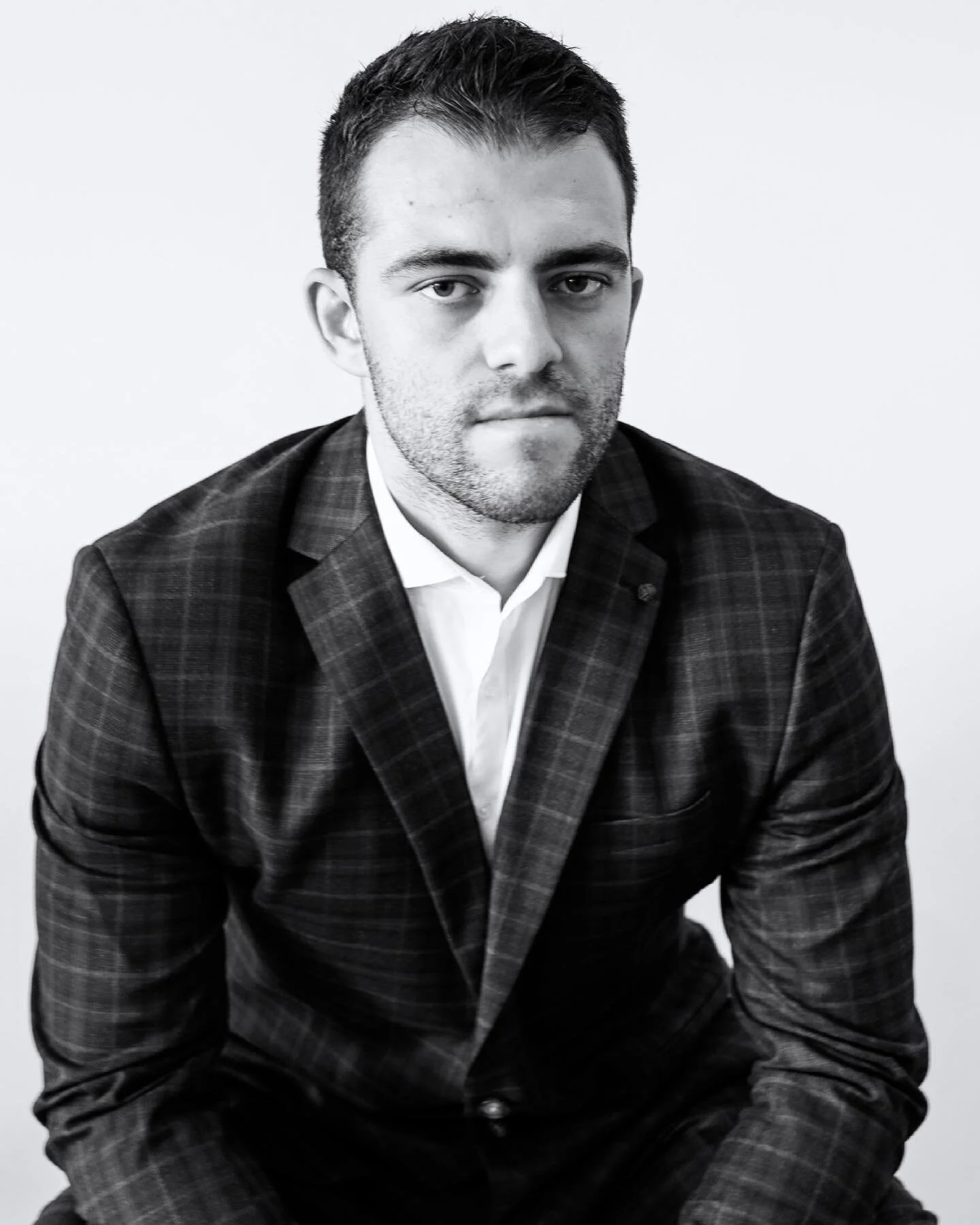 Black and white headshots