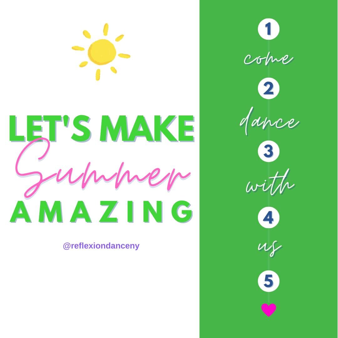 EARLY BIRD PRICING EXTENDED THROUGH 5/5! 
How do you make your summer amazing?! By coming to dance with us! :) 
Sign up link in our bio!
