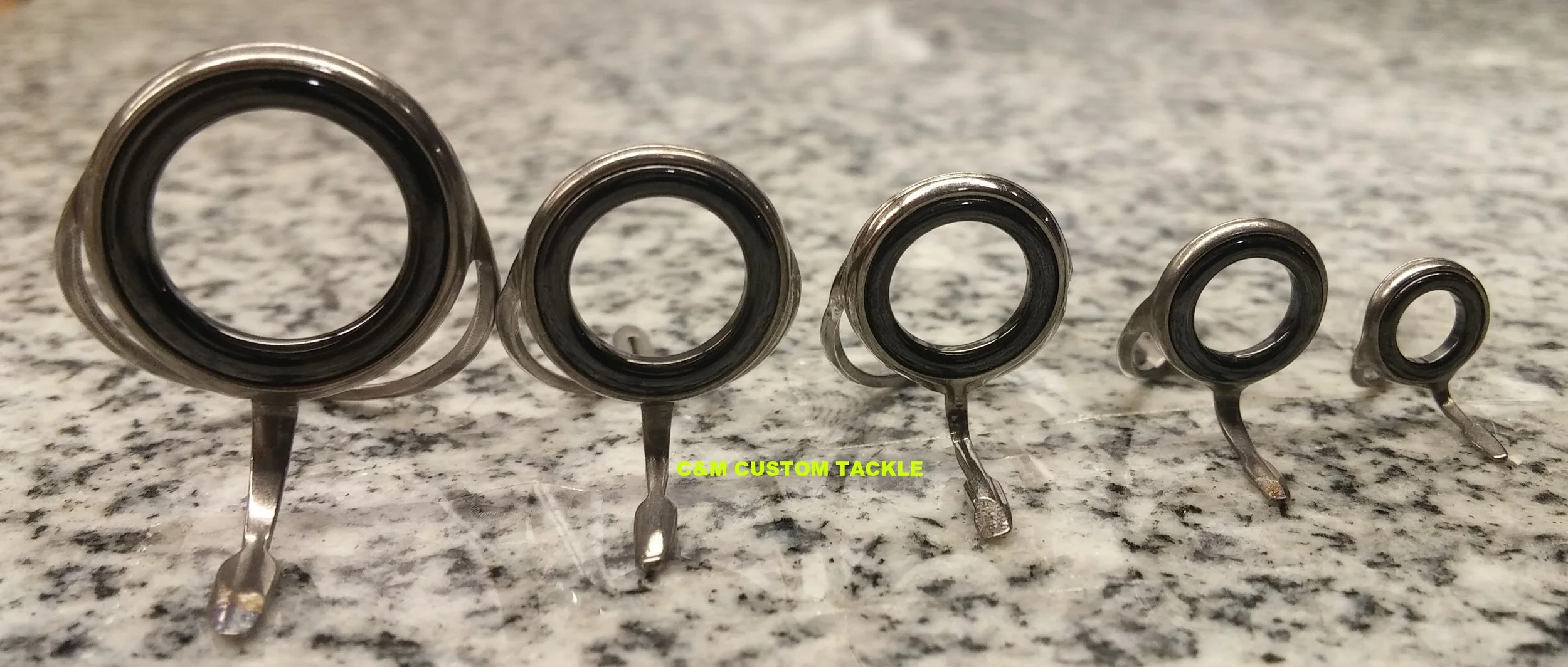 Fuji Titanium SiC Double-Foot Spin/Cast K-Series Guides TKWSG - S Slim ...