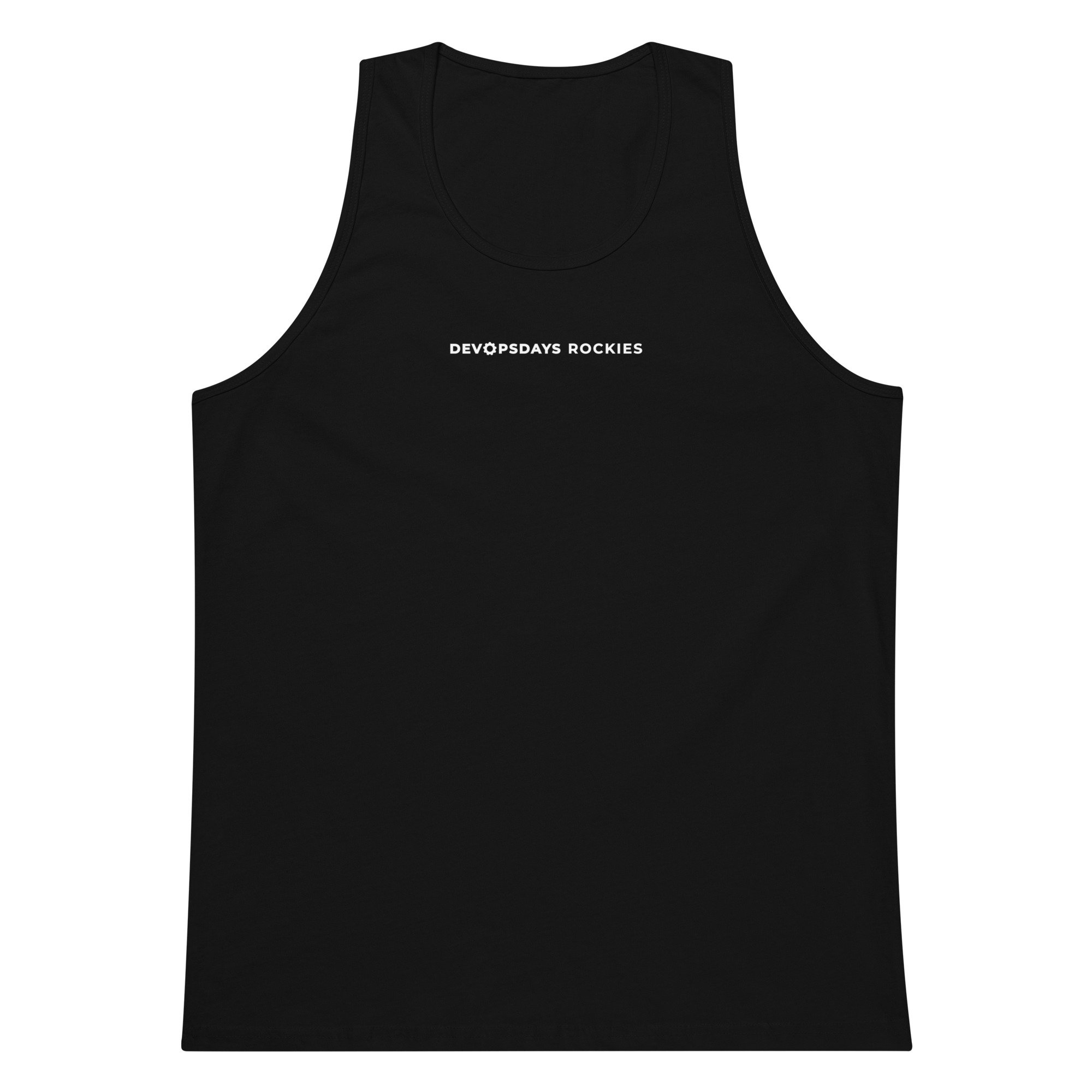 Men’s premium tank top -- Text Logo