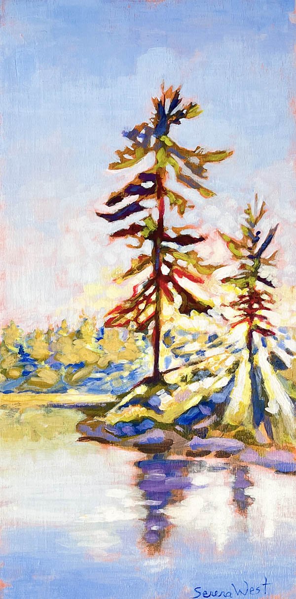 Acrylic-Muskoka-Canada-painting-MorningGlow-main.jpg