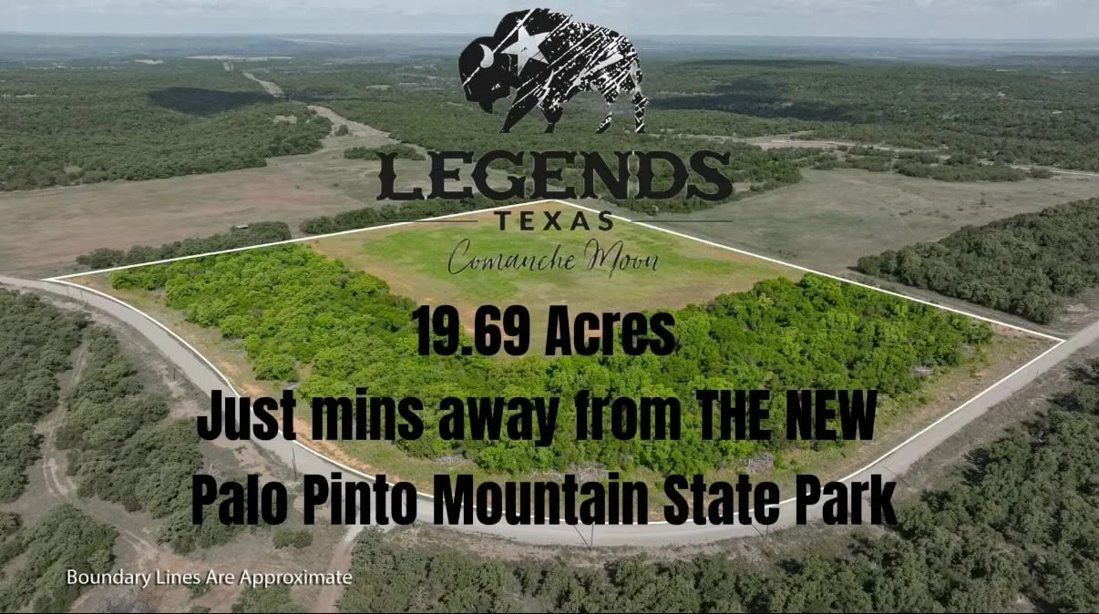 Discover Wide-Open Space, Natural Beauty, &amp; Small-Town Charm With This 19+ Acre Property In The Sought-After Legends Of Comanche Moon Community, Located In Huckabay ISD. Contact us or @brittanyj1srealestate to set up a private tour! #offthegridli