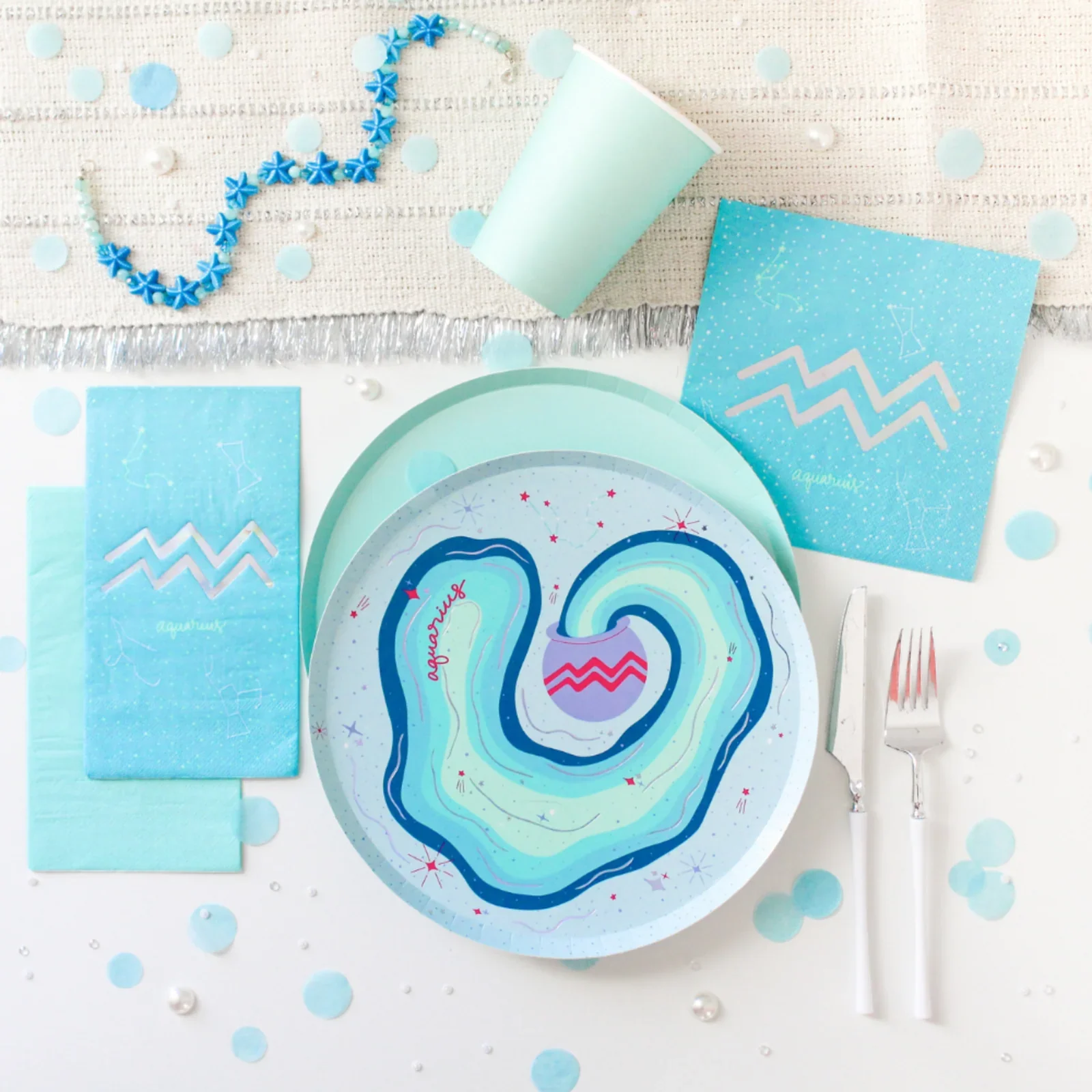 Jollity-Co-Zodiac-Aquarius-Guest-Napkin_800x@2x.webp
