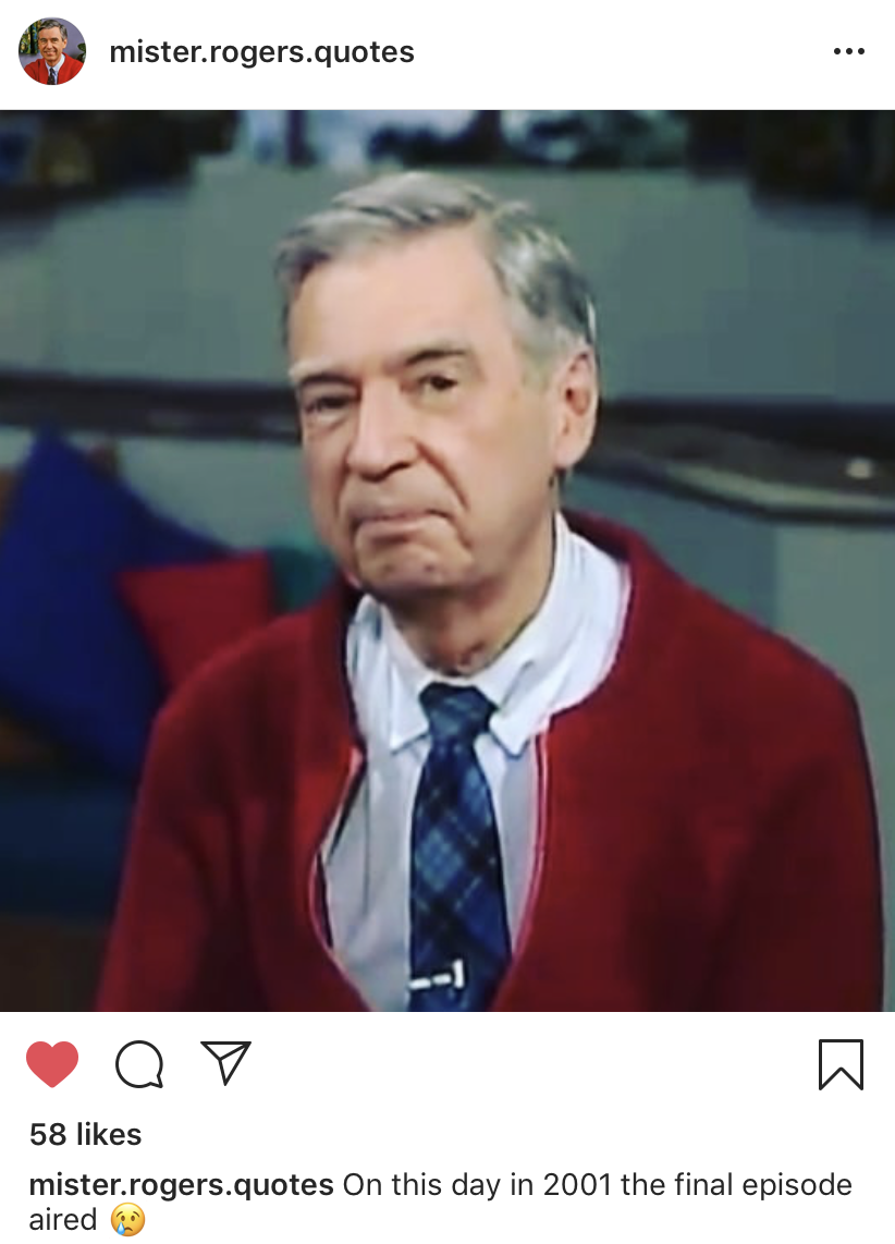 Fred Rogers 'Mr. Rogers'