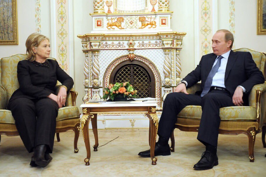 Ambassador Hillary Clinton and President Putin