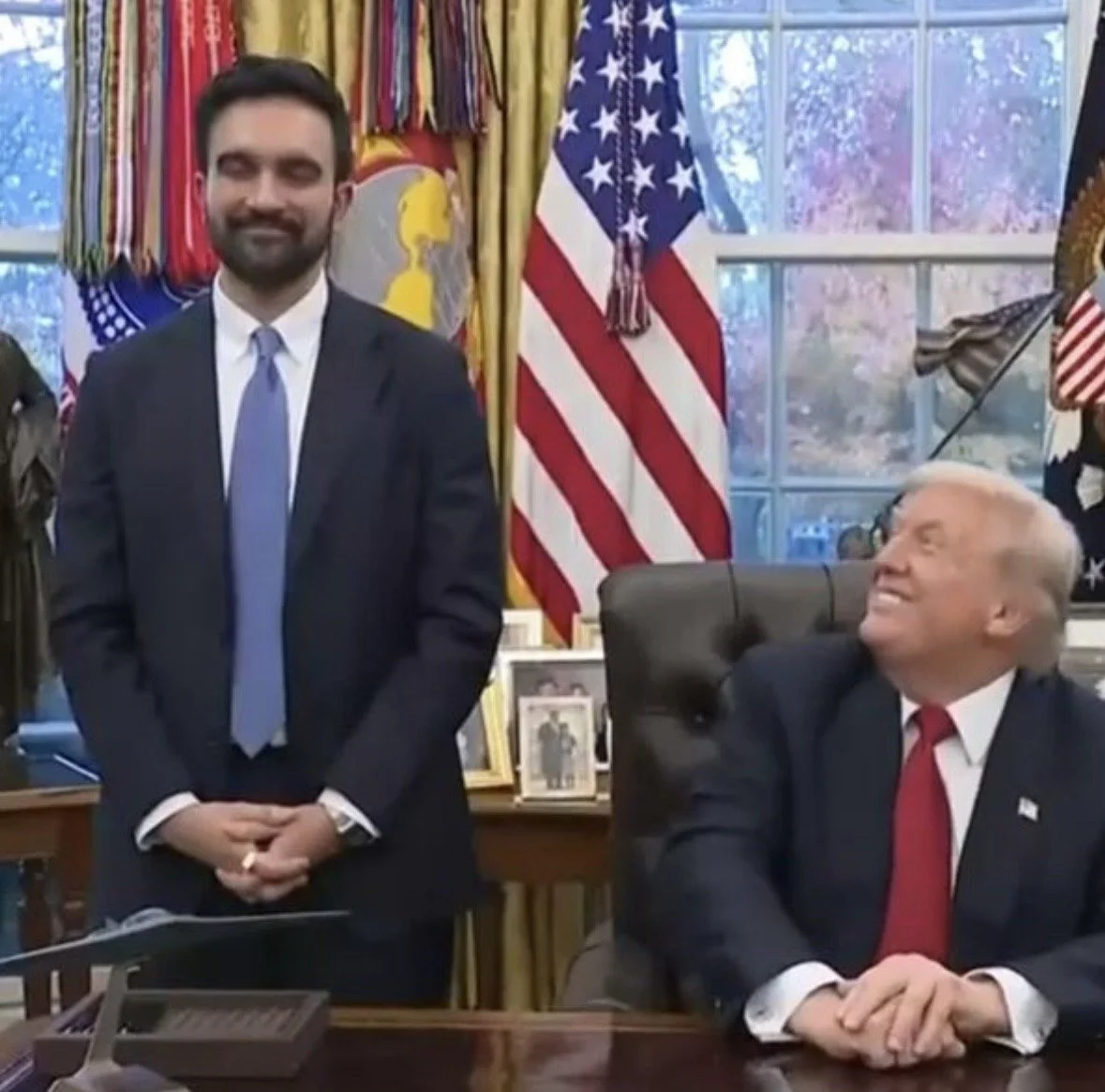 NYC Mayor Elect Zohran Mamdani and President Donald Trump 11/25