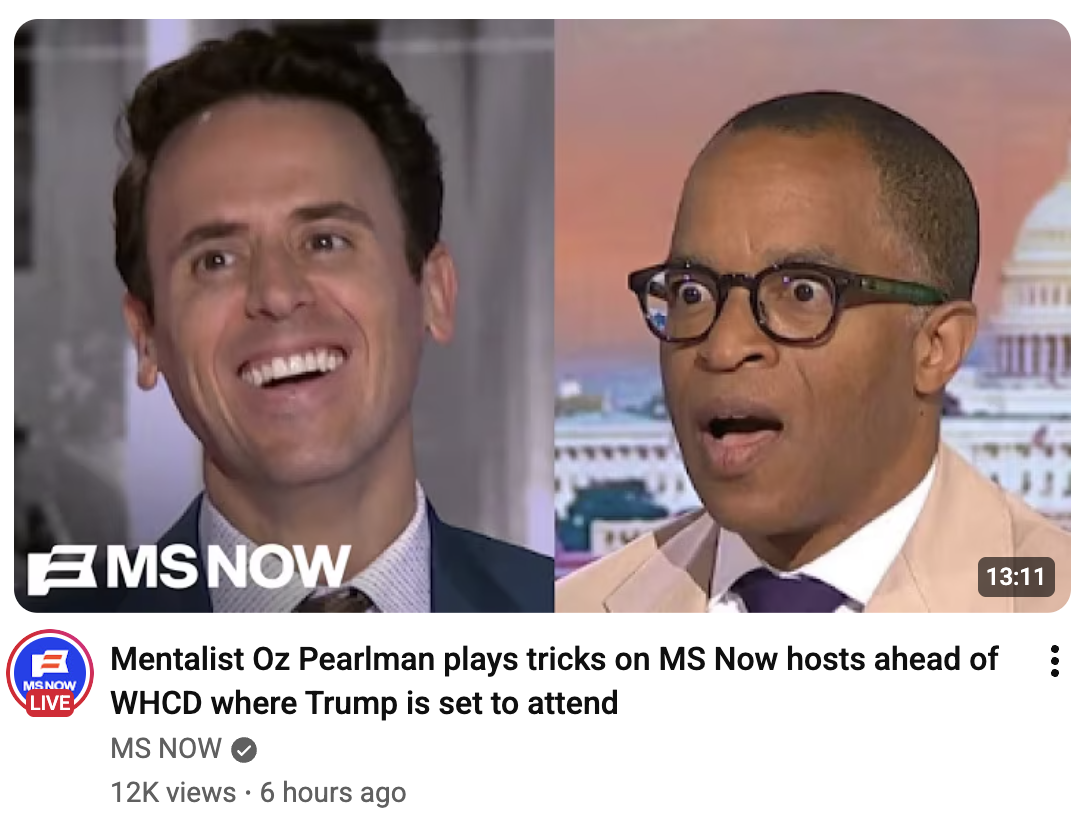 Oz Pearlman and Jonathan Capehart