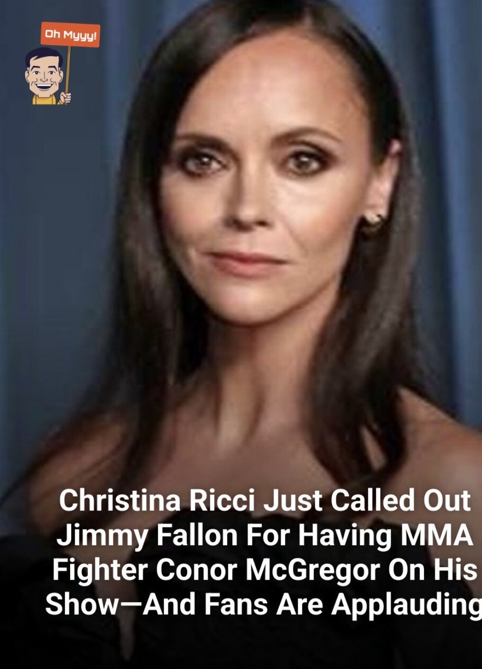 Christina Ricci Just called out Jimmy Fallon for having MMA fighter Conor McGregor on his show and fans are applauding