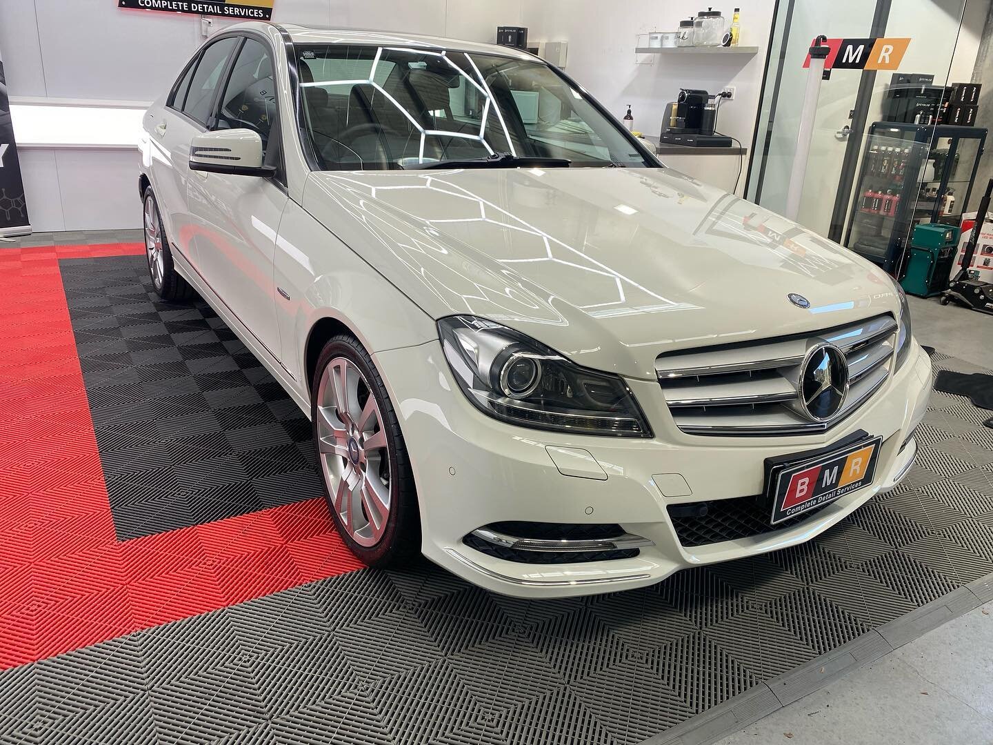 Complete overhaul of this 10 year old C300 Mercedes. Heavy compounding on bonnet and boot to remove scratches from cats then laid down our Graphene coating for protection. Interior received a deep steam clean and treated leather and carpet with a pro