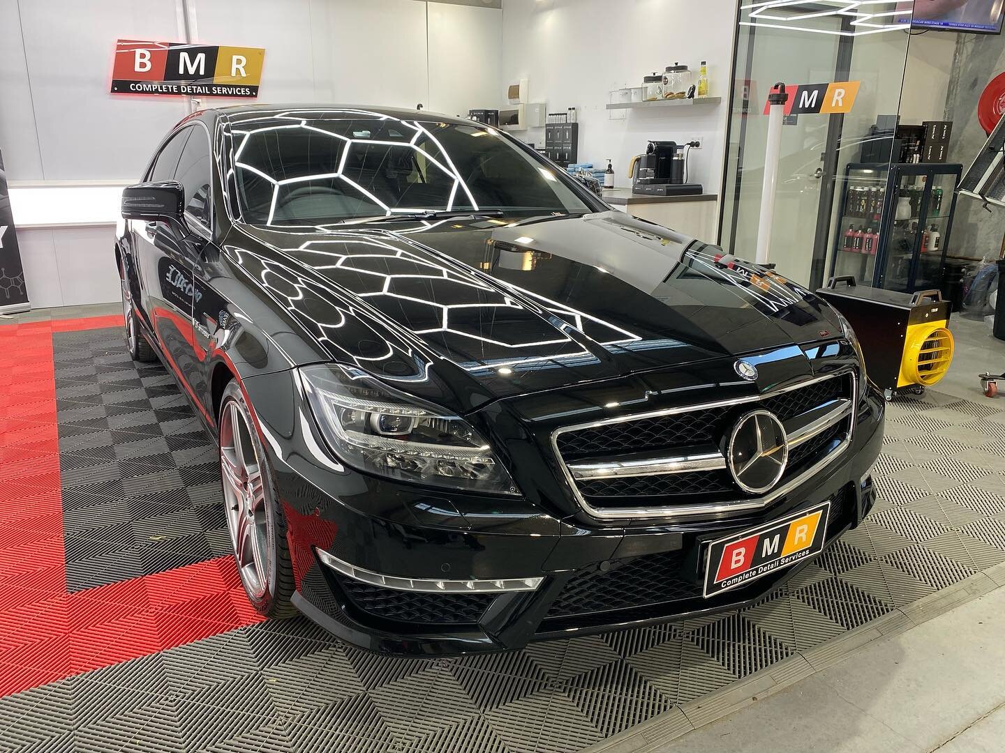 Mercedes CLS 63 in for complete overhaul of paint and interior. This one needed a 2 stage correction to remove the heavy swirling and bird etching. Interior got a deep clean to remove years of dirt build up on leather. We laid down our Graphene coati