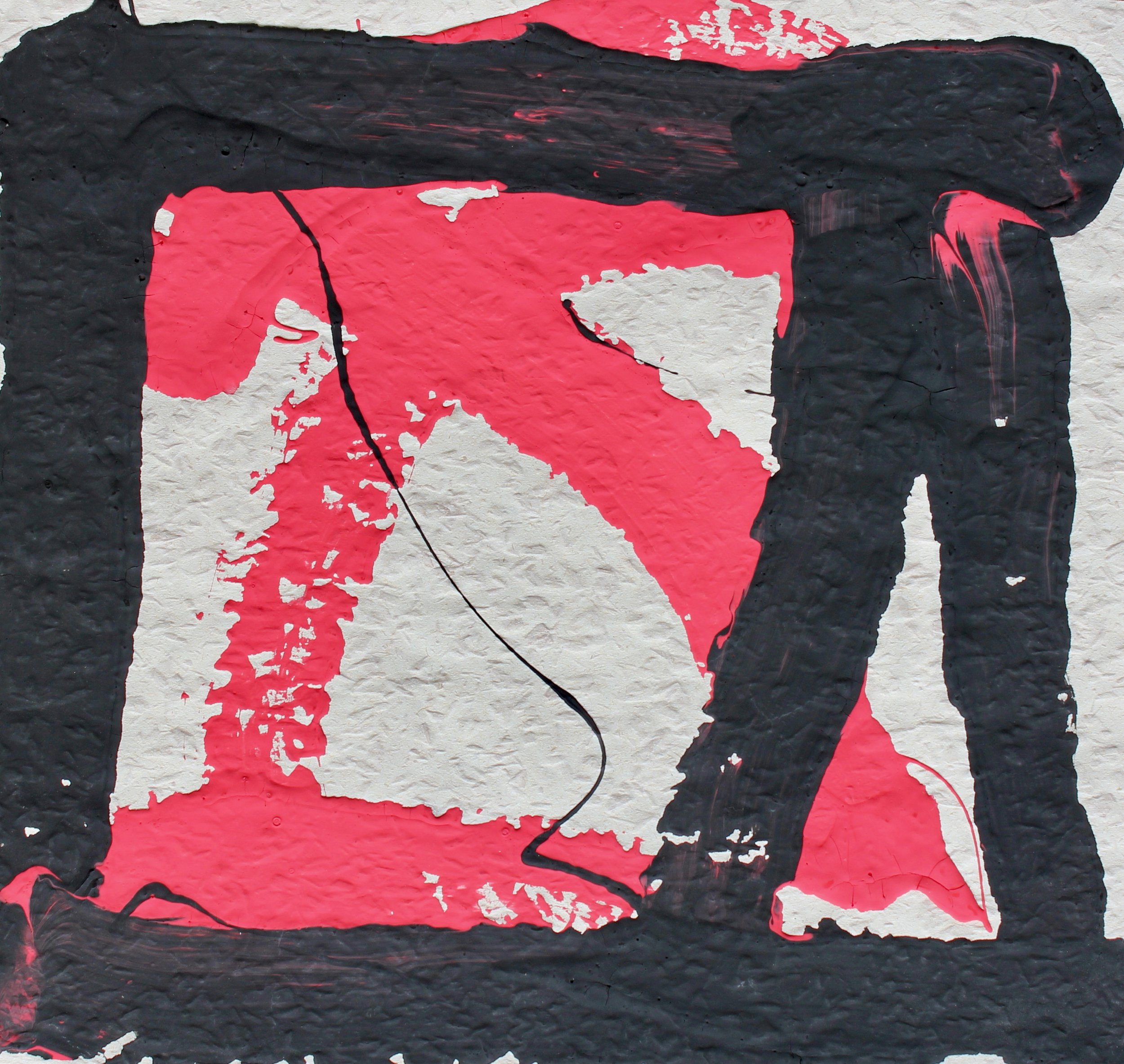(25) Ohne Titel. Unsigniert. (Ausstellung Konstablerwache Frankfurt 2002)