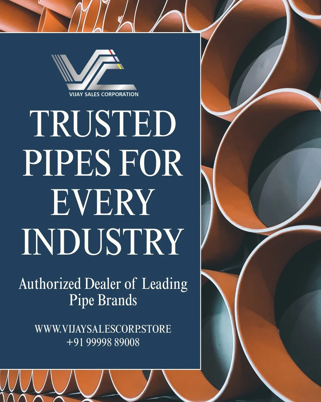 Trusted pipes that power every industry. Built for strength, reliability, and long-term performance. 🔩🏗️
Explore premium pipe solutions with Vijay Sales Corporation.

#TrustedPipes #IndustrialPipes #QualityInfrastructure #PipeSolutions #Constructio
