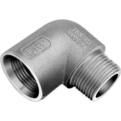 DRP MS forged steel male/female elbow fitting