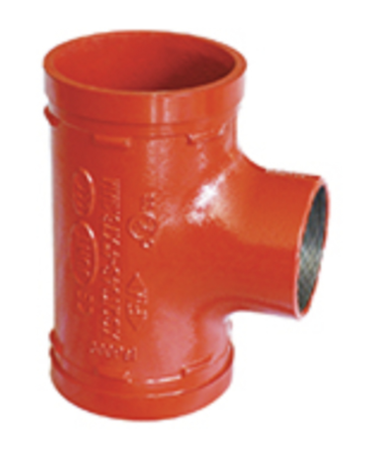 Sant Reducing Tee Threaded Outlet grooved fitting