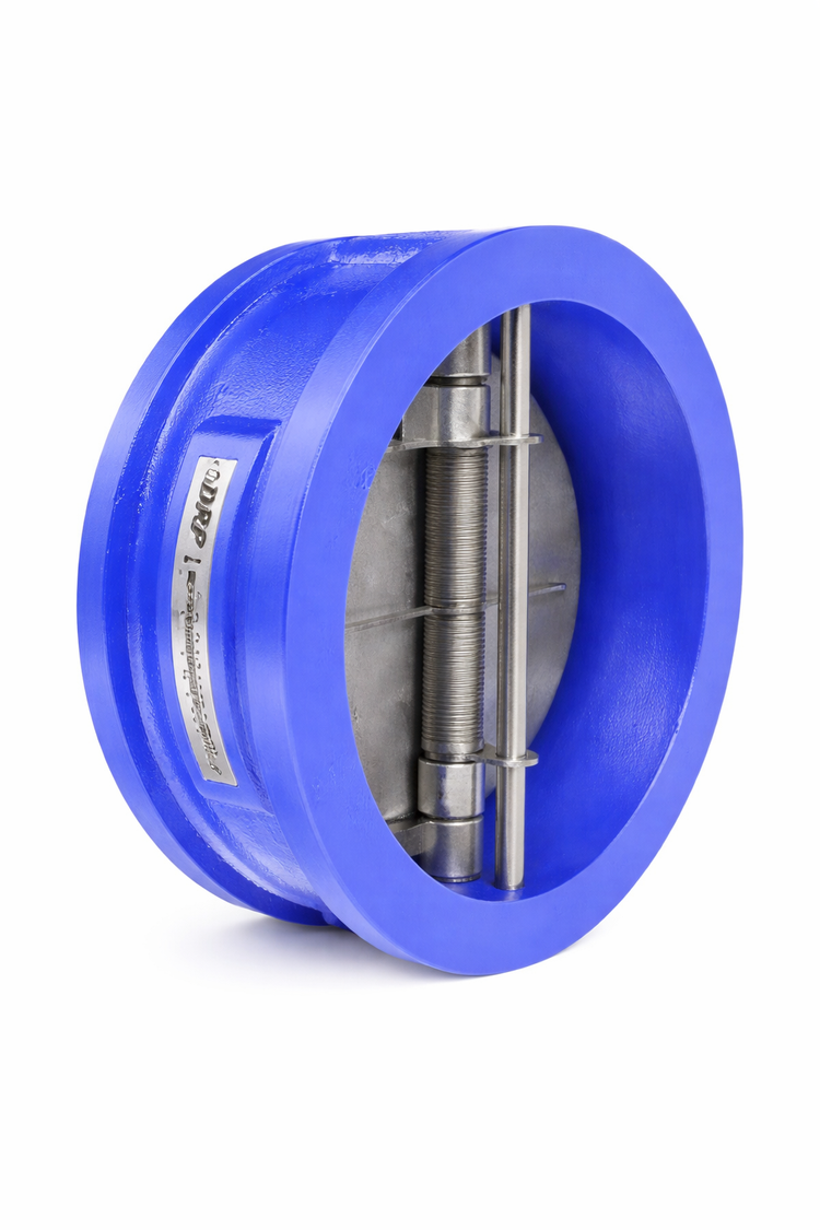 DRP / Veeson CI Dual Plate Check Valve PN-16, S.S. Doors (CF-8)