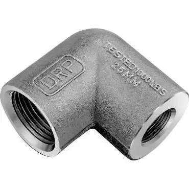 DRP MS forged steel reducing elbow fitting