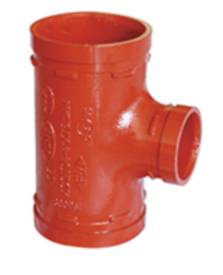 Sant Reducing Tee Grooved Outlet fitting