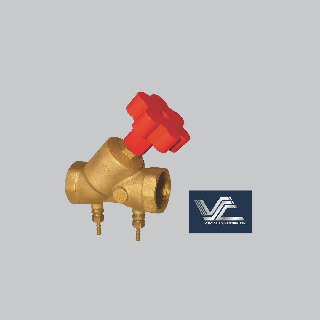 Advance Bronze Balancing Valve, threaded end, for HVAC hydronic balancing
