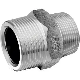 DRP MS forged steel hex nipple and reducing hex nipple fitting