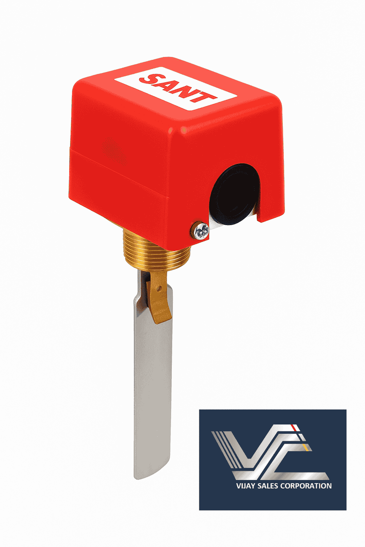 Sant paddle type flow switch for fire fighting systems
