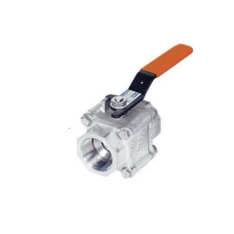 L&T ball valve — CF8M stainless steel, threaded end
