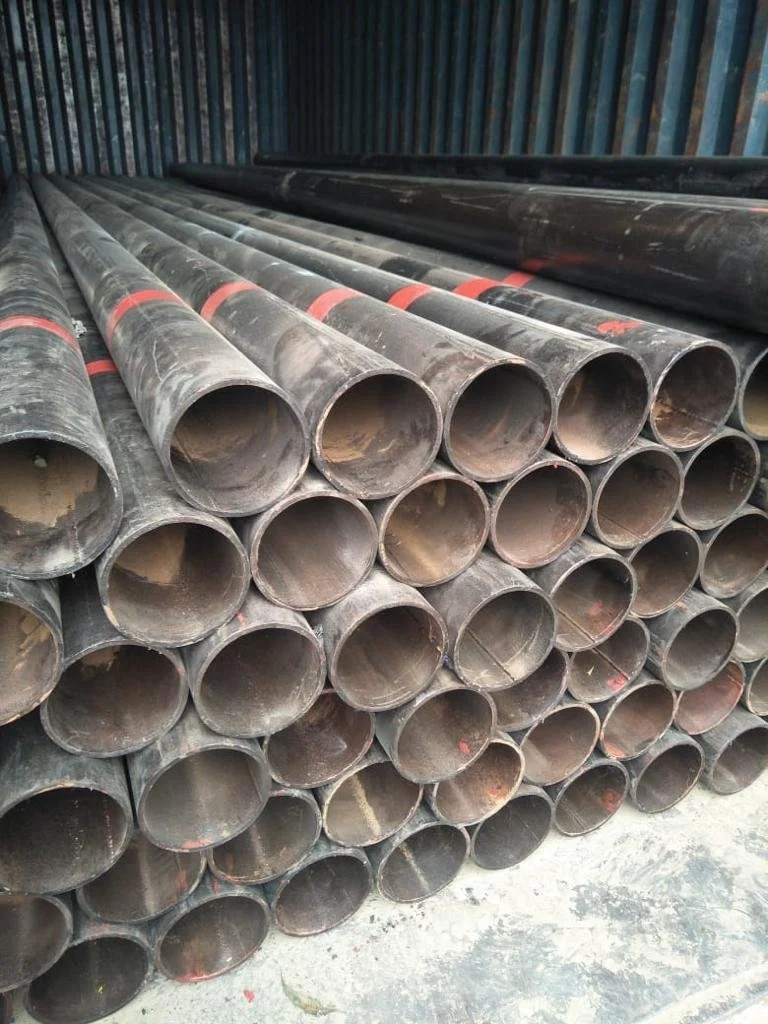 Jindal Star MS black pipe stock to IS:1239 at the Vijay Sales Corporation Delhi warehouse