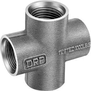 DRP MS forged steel cross and reducing cross fitting